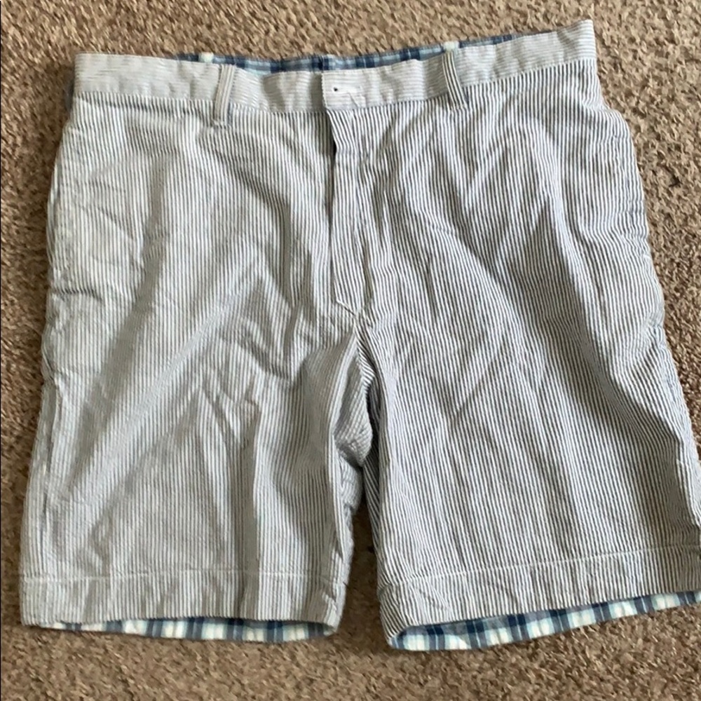 Seersucker / Plaid Reversible Shorts